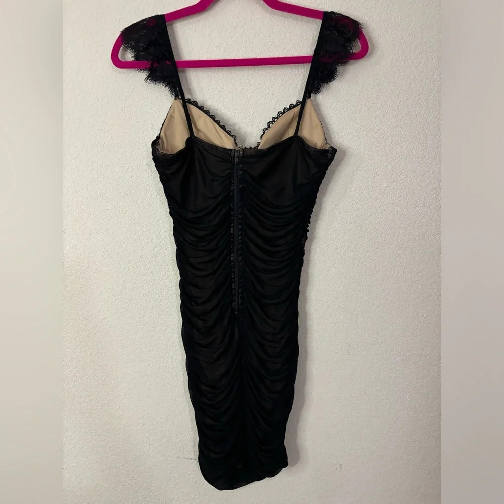 Privy Privately Privileged Mesh Overlay Bodycon Dress - Picture 5 of 13